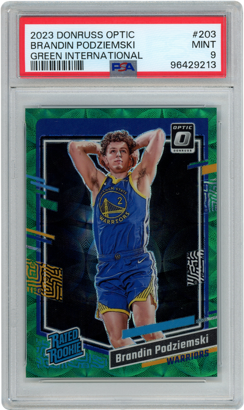 Brandin Podziemski trading card