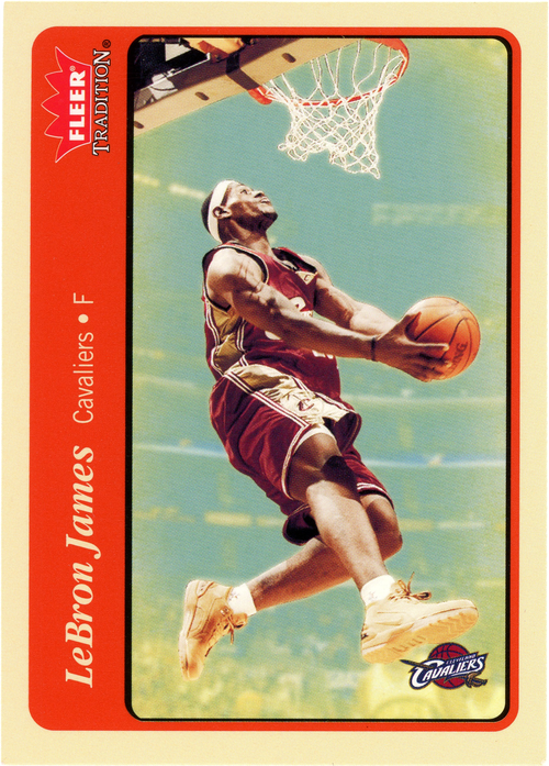 Lebron James trading card