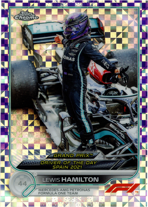 Lewis Hamilton trading card