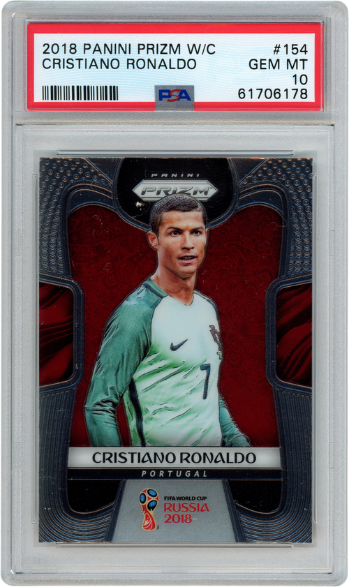Cristiano Ronaldo trading card