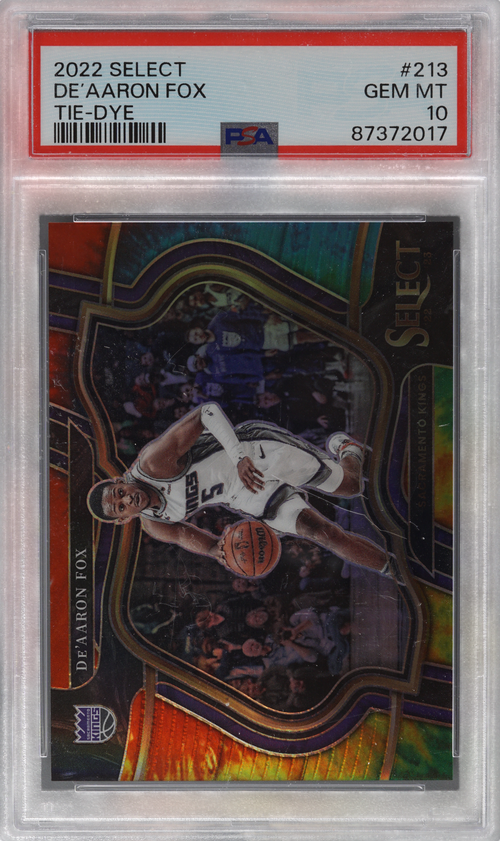 De'Aaron Fox trading card