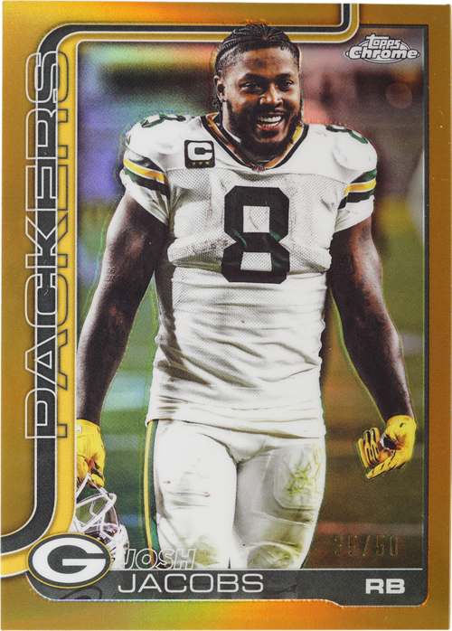 Josh Jacobs trading card