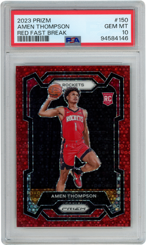 Amen Thompson trading card