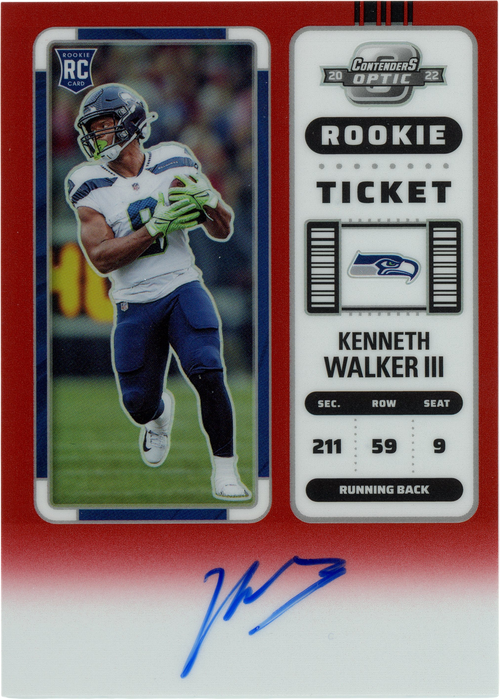 Kenneth Walker III trading card
