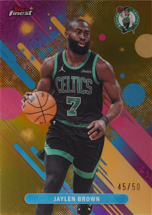 Jaylen Brown trading card