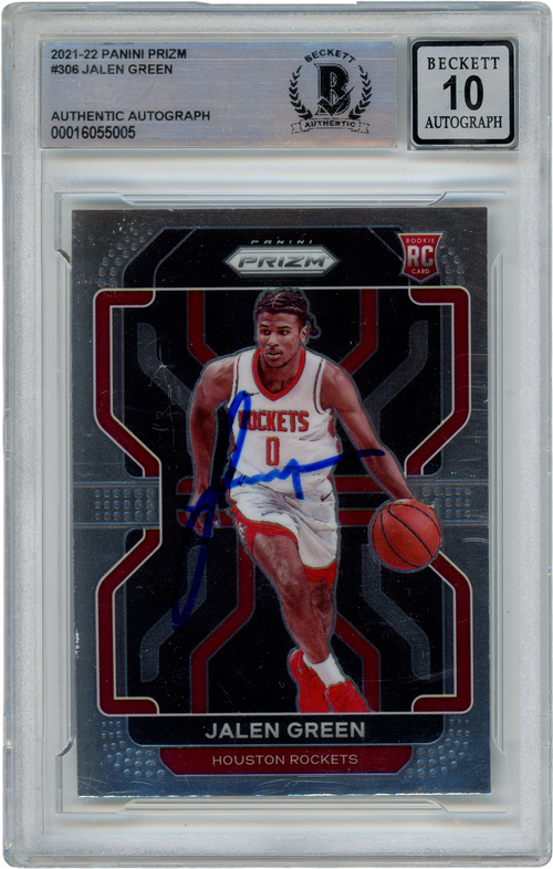 Jalen Green trading card