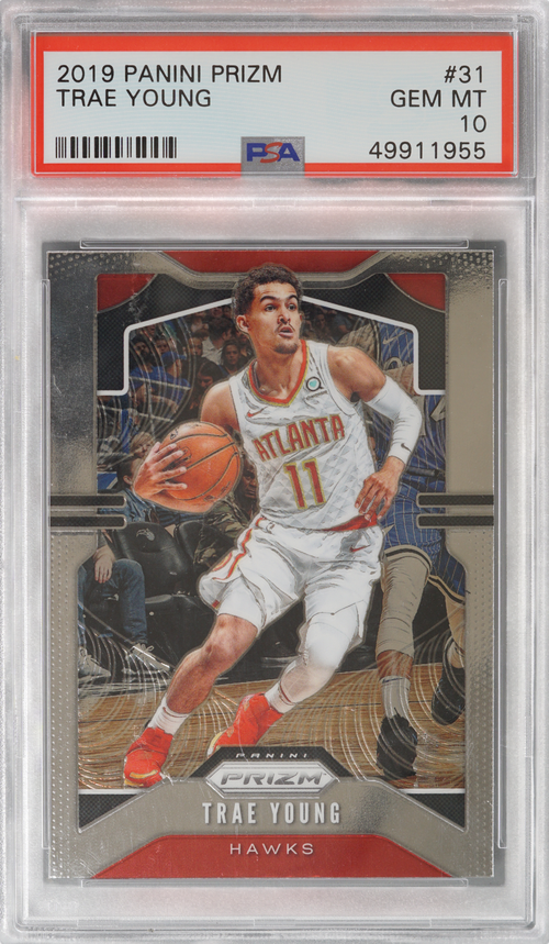 Trae Young trading card