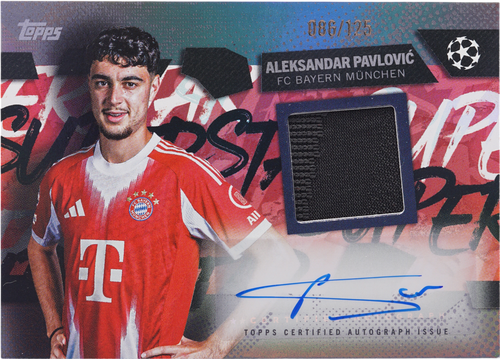 Aleksandar Pavlović trading card
