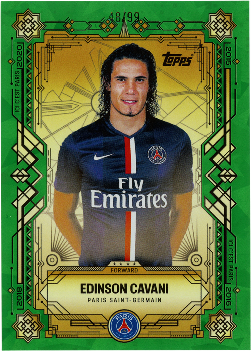 Edinson Cavani trading card