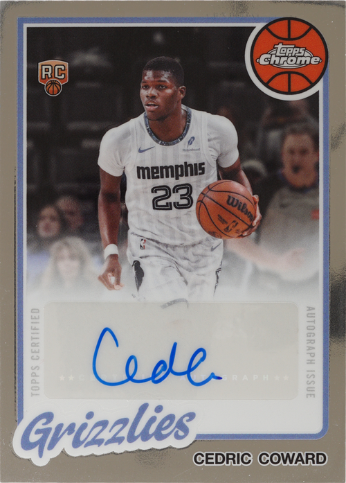 Cedric Coward trading card