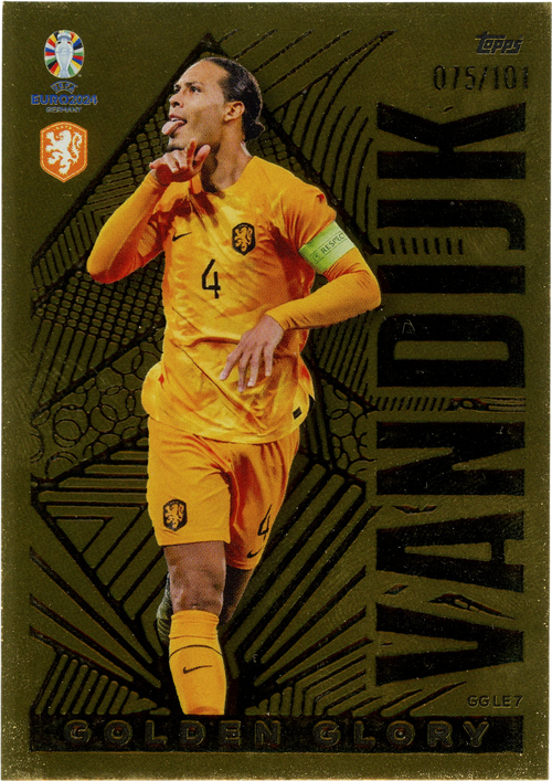 Virgil van Dijk trading card