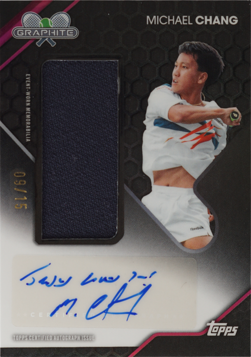 Michael Chang trading card