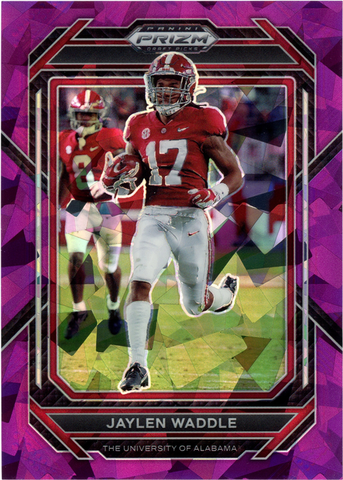 Jaylen Waddle trading card