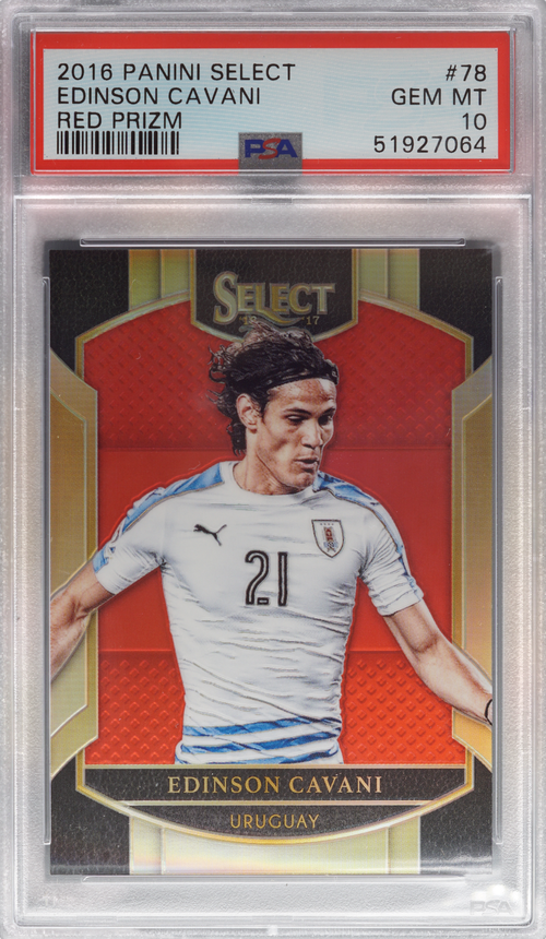 Edinson Cavani trading card