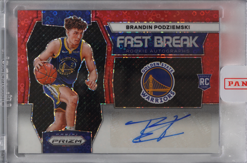 Brandin Podziemski trading card