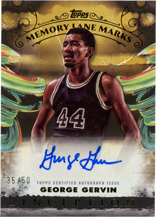 George Gervin trading card