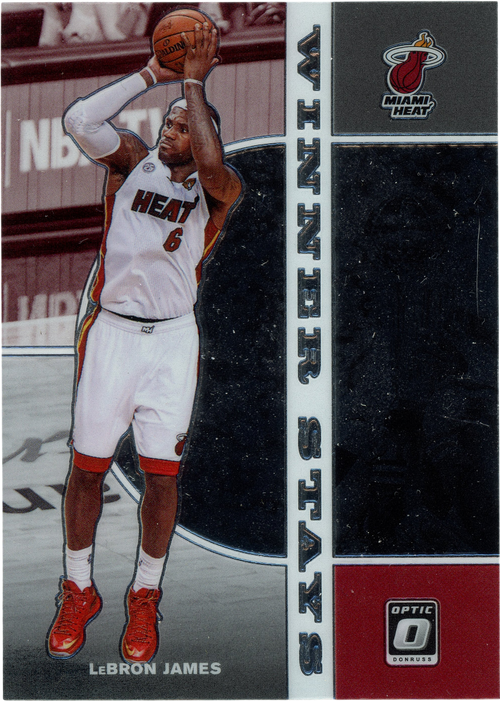 LeBron James trading card