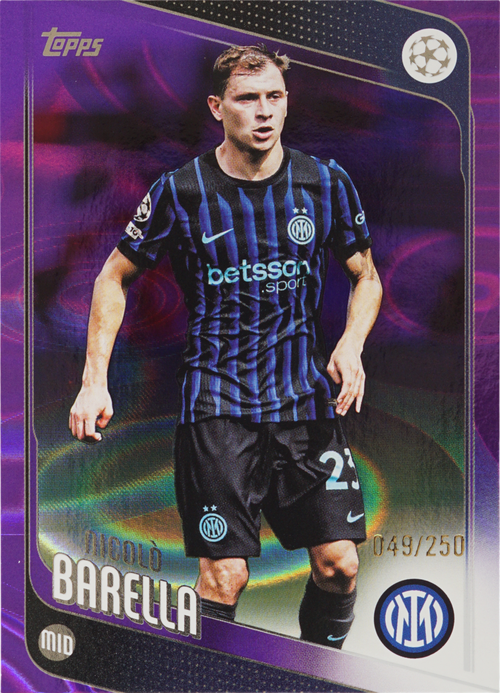 Nicolò Barella trading card