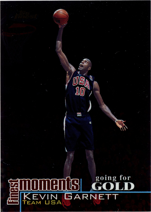 Kevin Garnett trading card