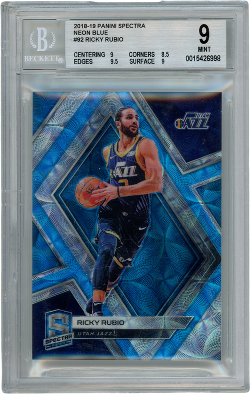 Ricky Rubio trading card