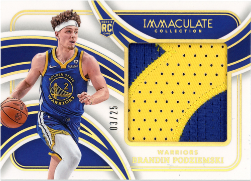 Brandin Podziemski trading card