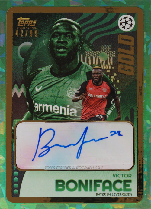 Victor Boniface trading card