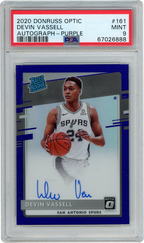 Devin Vassell trading card