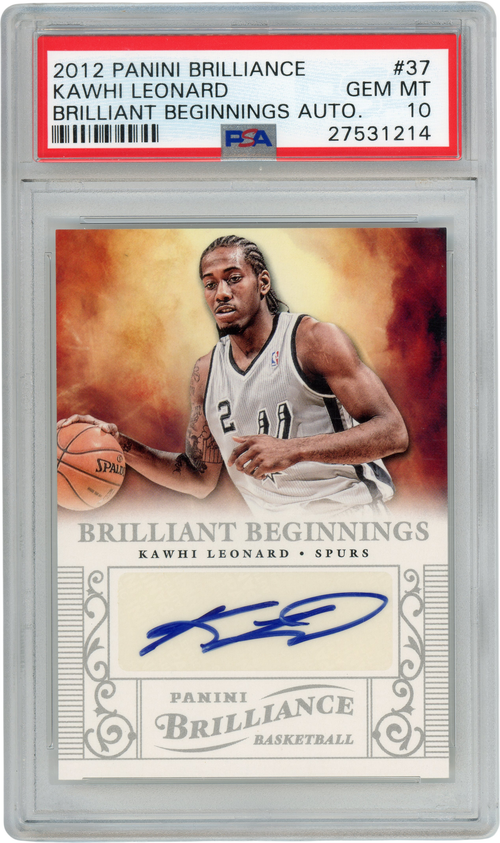 Kawhi Leonard trading card