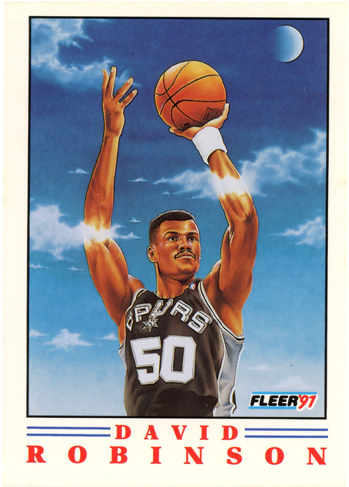 David Robinson trading card