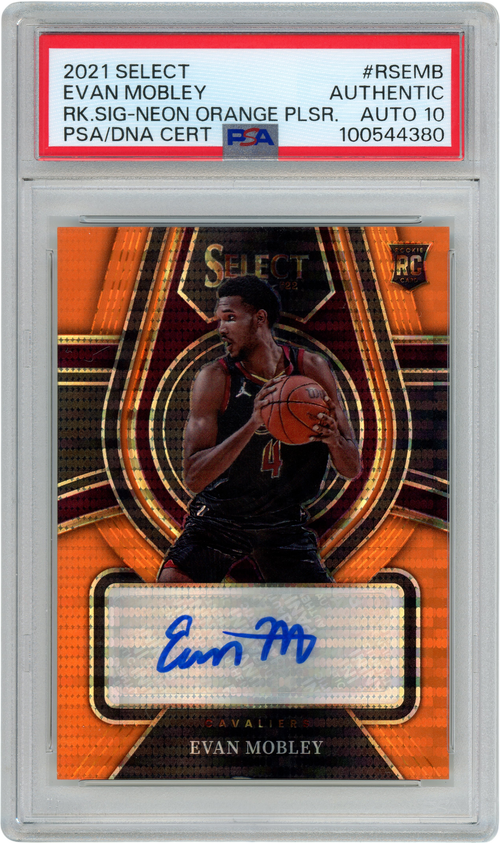 Evan Mobley trading card