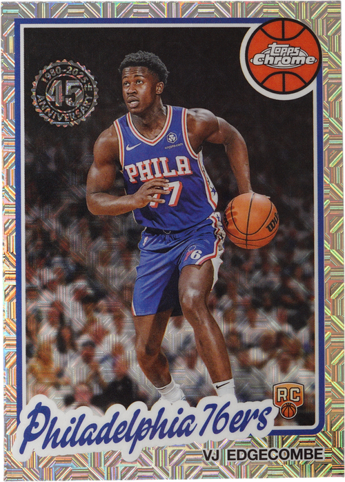 VJ Edgecombe trading card