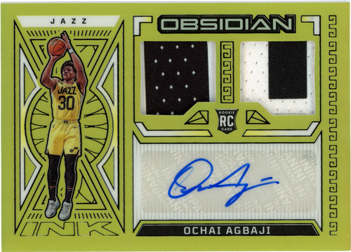 Ochai Agbaji trading card