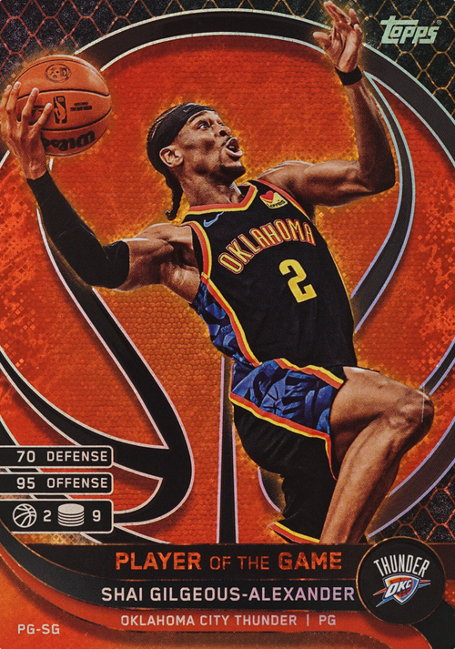 Shai Gilgeous-Alexander trading card