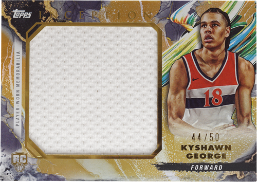 Kyshawn George trading card