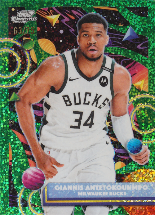Giannis Antetokounmpo trading card