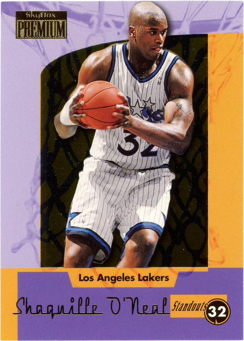 Shaquille O'Neal trading card