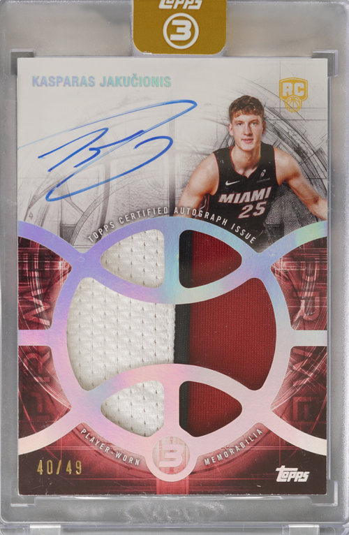 Kasparas Jakučionis trading card