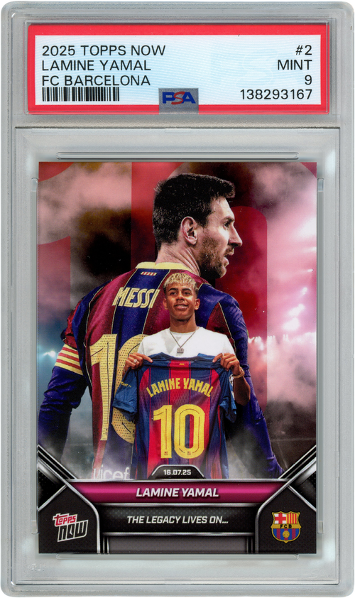 Lamine Yamal trading card