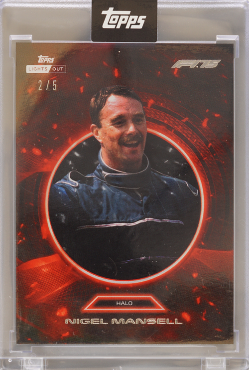 Nigel Mansell · 2025 Topps Lights Out Formula 1 75th Anniversary ...