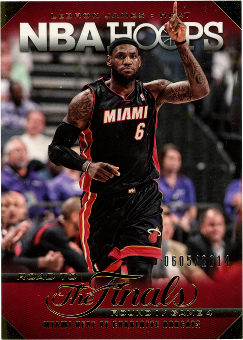 LeBron James trading card