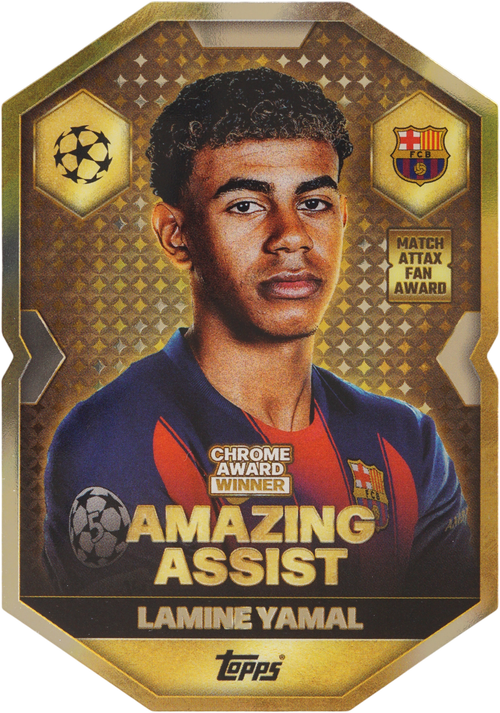 Lamine Yamal trading card