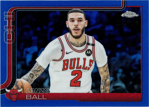 Lonzo Ball trading card