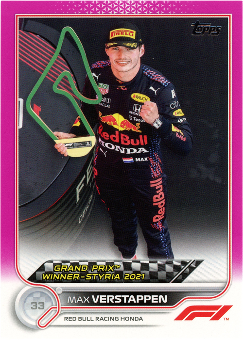 Max Verstappen trading card