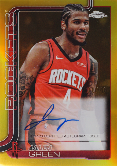Jalen Green trading card
