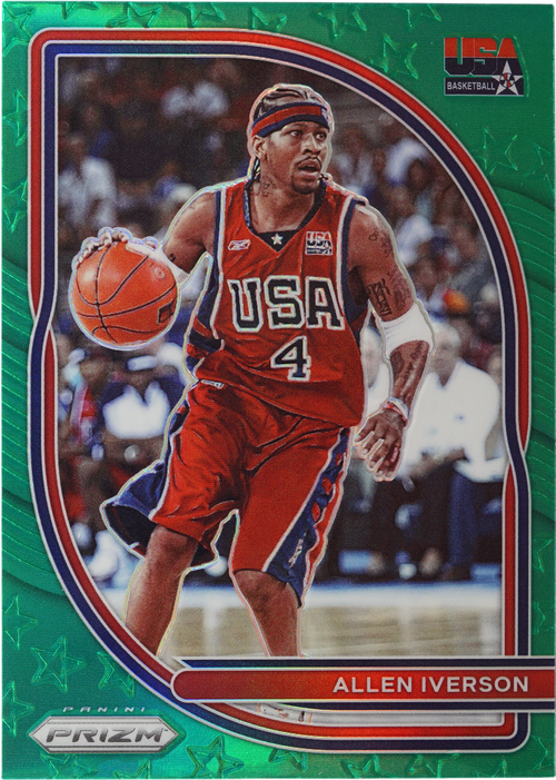 Allen Iverson trading card