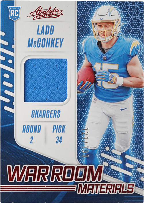 Ladd McConkey trading card