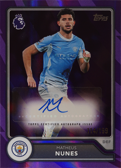 Matheus Nunes trading card