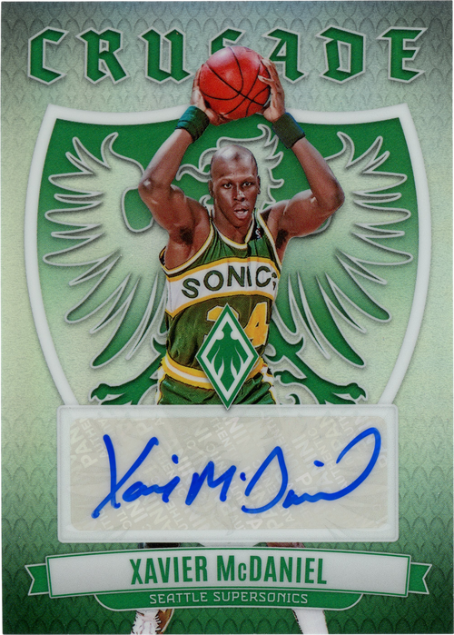 Xavier McDaniel trading card