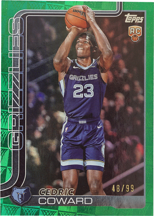 Cedric Coward trading card