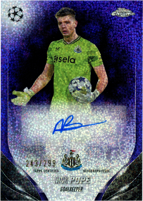 Nick Pope trading card